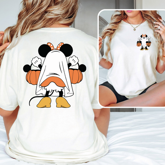 ADULT Minnie Ghost Oversized Tshirt