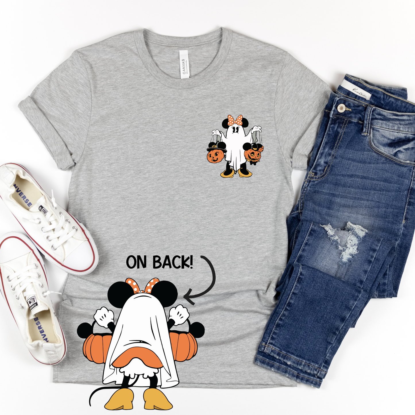 YOUTH + ADULT Minnie Ghost Tshirt