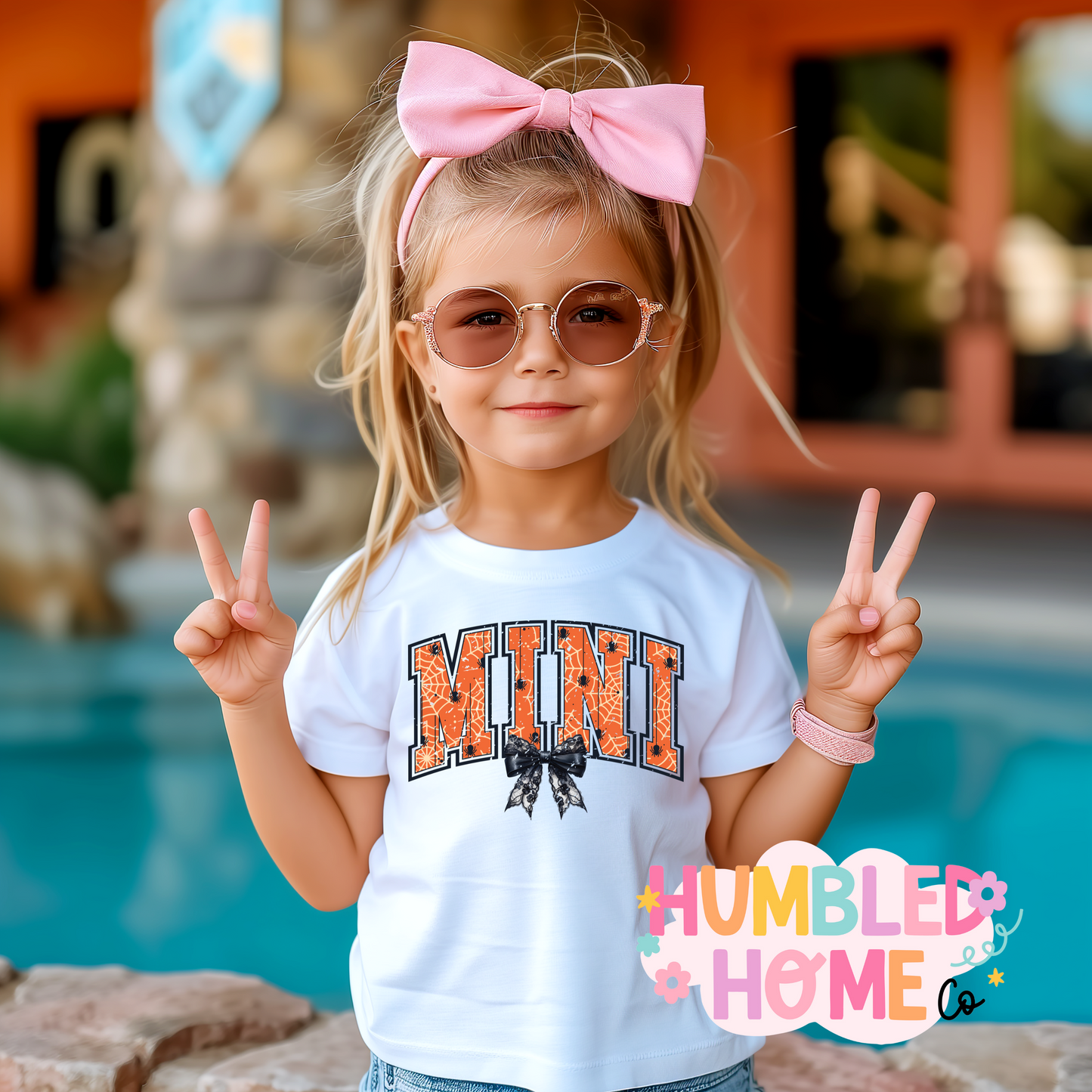 Mama + Mini Halloween Web Tshirt Set